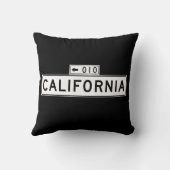 カリフォルニアSt.のサンフランシスコの道路標識 クッション (裏面)