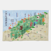 「カリフォルニエン：2021/heute – ナショナルパークカルテ… キッチンタオル (横)