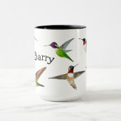 カリフカスタムォニアのハミングバード マグカップ (中央)