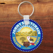 カリフパーソナライズされたォルニア2.0キーチェーン キーホルダー (正面)