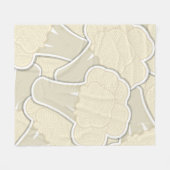 カリフファンキーロア フリースブランケット (正面(横))