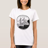 カリフフェイクォニア州クォーターヨセミテバレーミュア Tシャツ (正面)