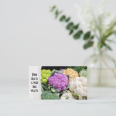 カリフラワーとブロッコリーの生産 名刺 (スタンド正面)