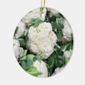 カリフラワーのオーナメント セラミックオーナメント (左)