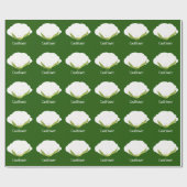 カリフラワーのキャラクター|の包装紙 ラッピングペーパー (フラット)