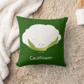 カリフラワーのキャラクター|の装飾用クッション クッション (ブランケット)
