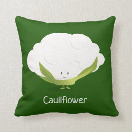 カリフラワーのキャラクター|の装飾用クッション クッション