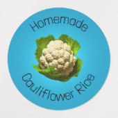 カリフラワーの稲ラベル ラベル (デザイン1)