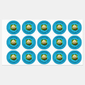 カリフラワーの稲ラベル ラベル (シート)