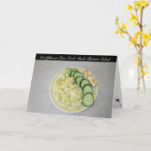 カリフラワーローカーブモックポテトサラダ カード (黄色い花)