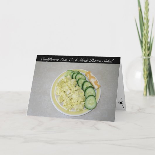 カリフラワーローカーブモックポテトサラダ カード (正面)