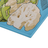 カリフラワー漫画イラストレーション カッティングボード (角)