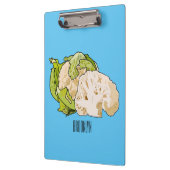 カリフラワー漫画イラストレーション クリップボード (左)