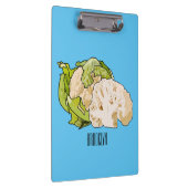 カリフラワー漫画イラストレーション クリップボード (右)