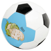 カリフラワー漫画イラストレーション サッカーボール (3/4)