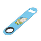 カリフラワー漫画イラストレーション スピード栓抜き (正面アングル)