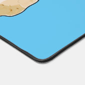 カリフラワー漫画イラストレーション デスクマット (コーナー)