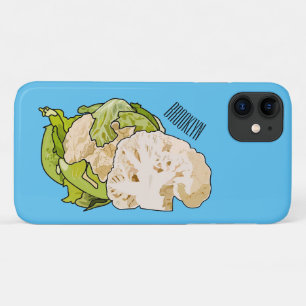 カリフラワー漫画イラストレーション iPhone 11 ケース