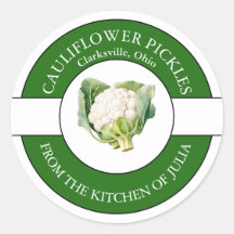 カリフラワー漬けラベル