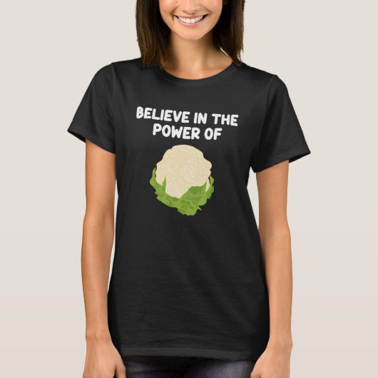 カリフ信じロの葉の緑の葉の力で Tシャツ (正面)