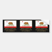 カリフ誇りを持ったォルニア市民 バンパーステッカー (正面)
