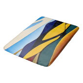 カリフ転がォニアの丘のミニマリスト バスマット (アングル)