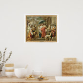 カリフ・ハルン・アル=ラシッドのシャルルマーゲンへのオマージュ ポスター (キッチン)