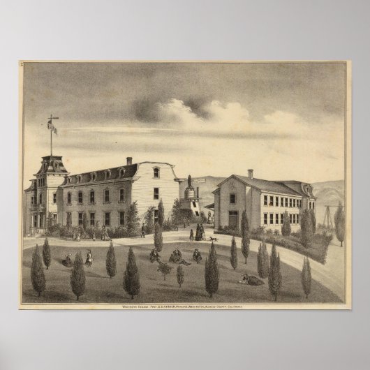 カリフ・ワシントン・カレッジ ポスター (正面)