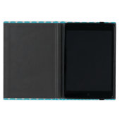 カリブので青いシェブロン iPad MINI ケース (内側)
