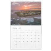 カリブのなカレンダー カレンダー (2月 2027)