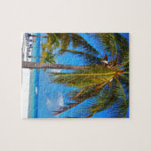 カリブのなヤシの木 ジグソーパズル (横)