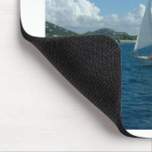 カリブのなヨット、私はむしろ航海していました! マウスパッド (コーナー)