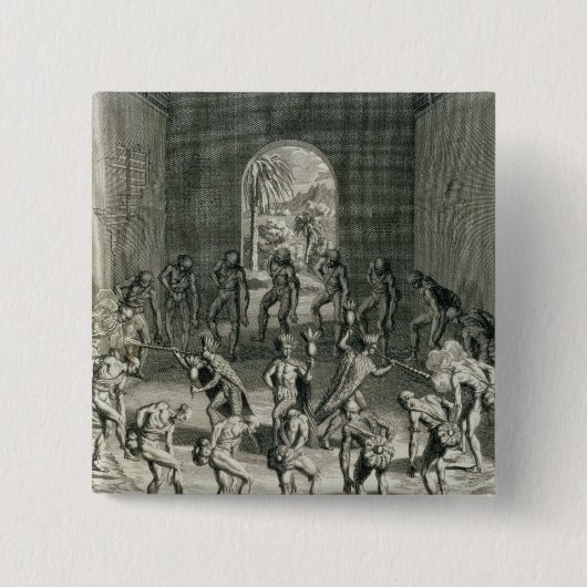 カリブのな司祭が彼らのCouを後押しする方法 缶バッジ (正面)