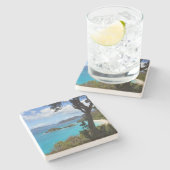 カリブのな湾 ストーンコースター (横)