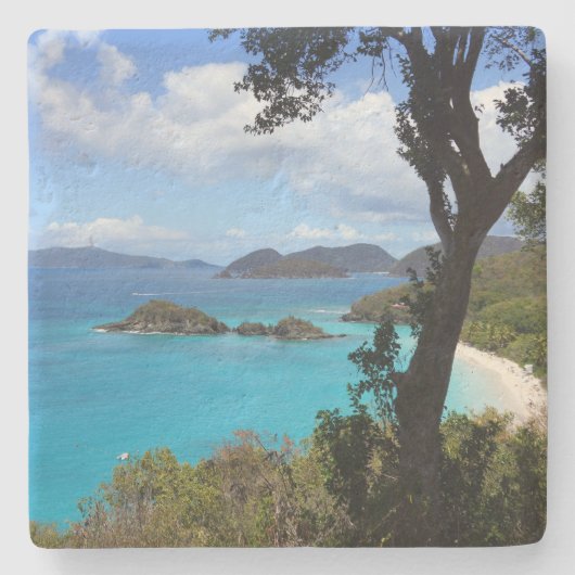カリブのな湾 ストーンコースター (正面)