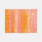 カリブのな空 フリースブランケット (正面(横))