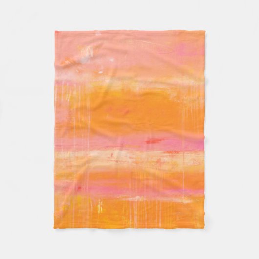 カリブのな空 フリースブランケット (正面)