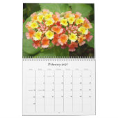カリブのな色…花のカレンダー2009年 カレンダー (2月 2027)