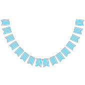 カリブのな青い縞の旗布の旗 バンティングフラッグ (全)