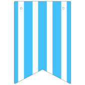 カリブのな青い縞の旗布の旗 バンティングフラッグ (第3の旗)