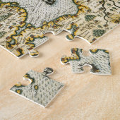 カリブのののヴィンテージの地図(1594年) ジグソーパズル (側面)