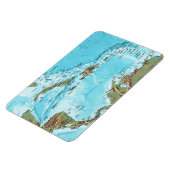 カリブのの(地図) マグネット (左側)