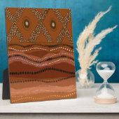 カリブのろうけつ染め – 小 フォトプラーク (側面)