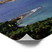 カリブのアンティグア。 ポスター (角)