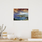 カリブのアンティグア。 ポスター (キッチン)