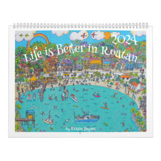 カリブのイラストバイクリスティンカレンダー カレンダー