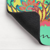 カリブのカラーズボホフローラパーソナライズされた マウスパッド (コーナー)