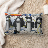 カリブのスキューバダイビングのための酸素タンク ランバークッション (ブランケット)