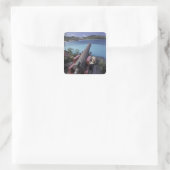 カリブのセント・バルツ、コンノン湾を目指して スクエアシール (バッグ)