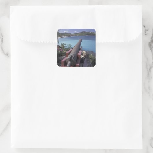 カリブのセント・バルツ、コンノン湾を目指して スクエアシール (バッグ)